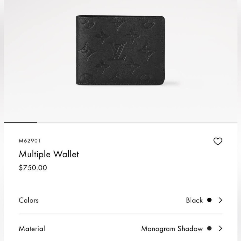 SOLD - Louis Vuitton Multiple Black Wallet - Picture 5 of 5